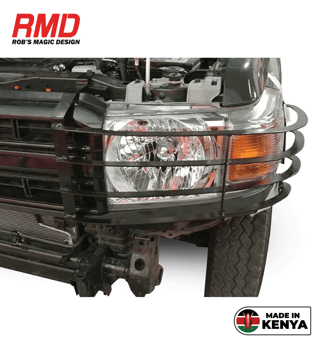 Toyota Land Cruiser 76/8/9 Head Light Guard (Set) - Image 2