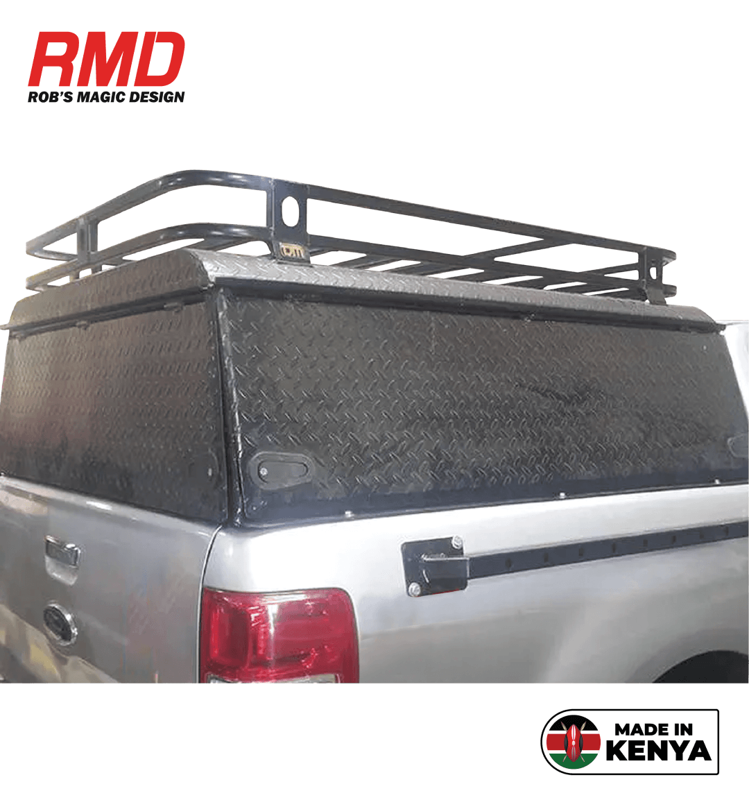 Ford Ranger T6 Rear Canopy with Roof Rack