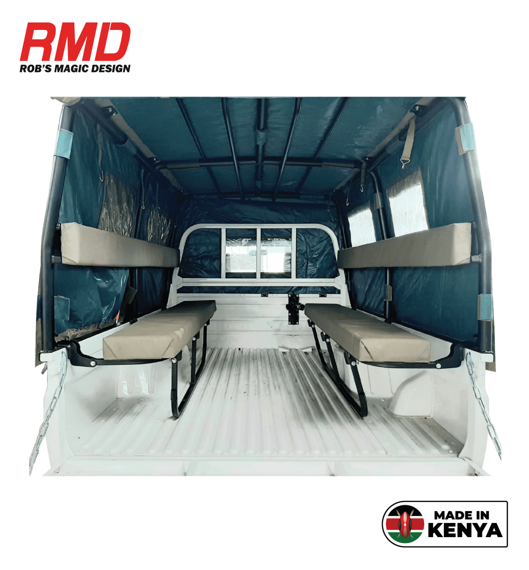 Toyota Land Cruiser 79 External Roll Cage to suit Side Folding Benches - Image 2