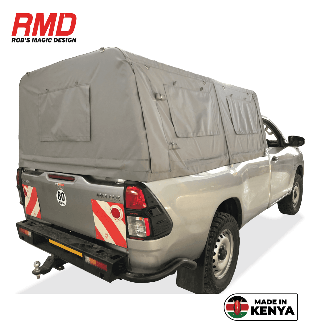 Toyota Hilux (+2015) Canvas Rip Stop Cover with Front, Side and Rear Windows