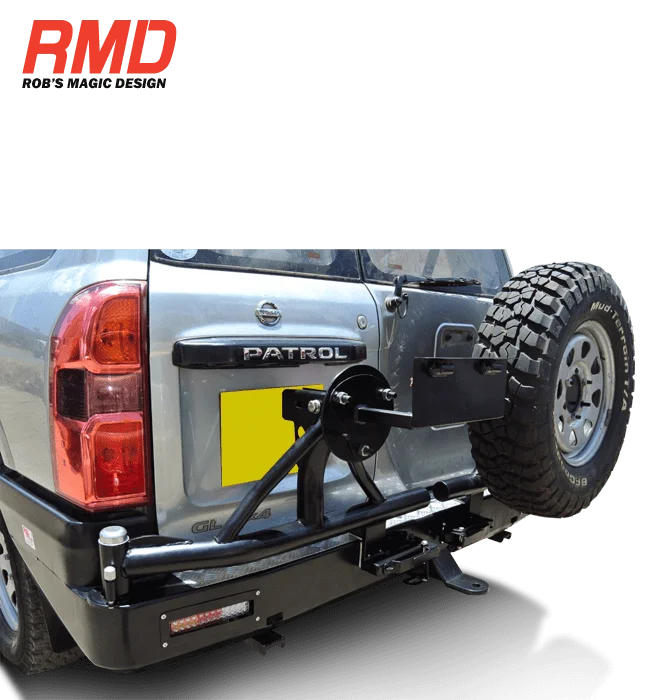 Tow bar tyre carrier hot sale