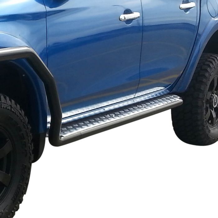 Mitsubishi Triton (+12/2018) TJM Side Step Steel Black 50mm Tubing ...