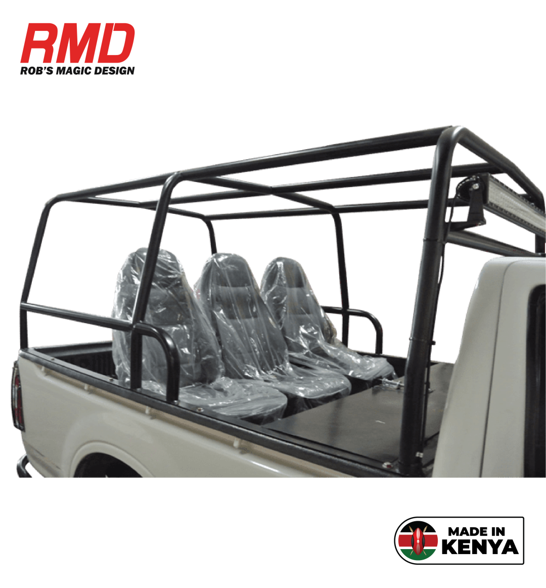 Isuzu D-Max External Roll Cage (To Suit Front Facing Seats)