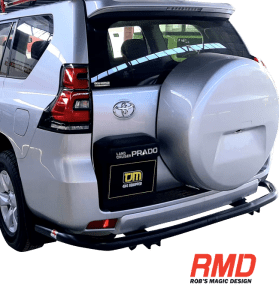 Toyota Prado LJ150 (+2009) Rear Tubular Bar Wrap Around with Jacking ...