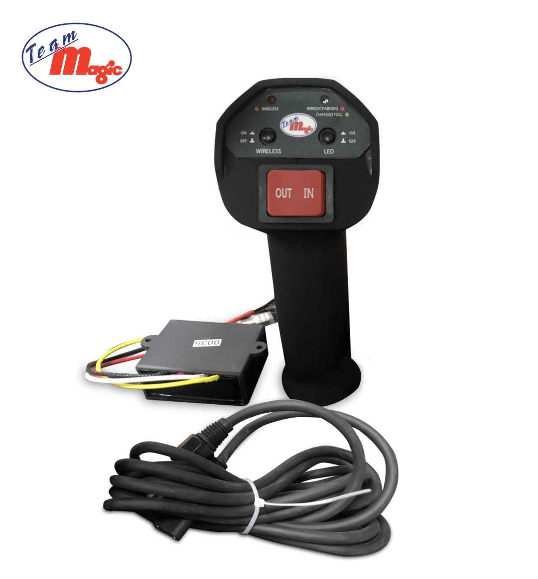 Winch Remote Wireless Control Switch Assly with Integrated Torch