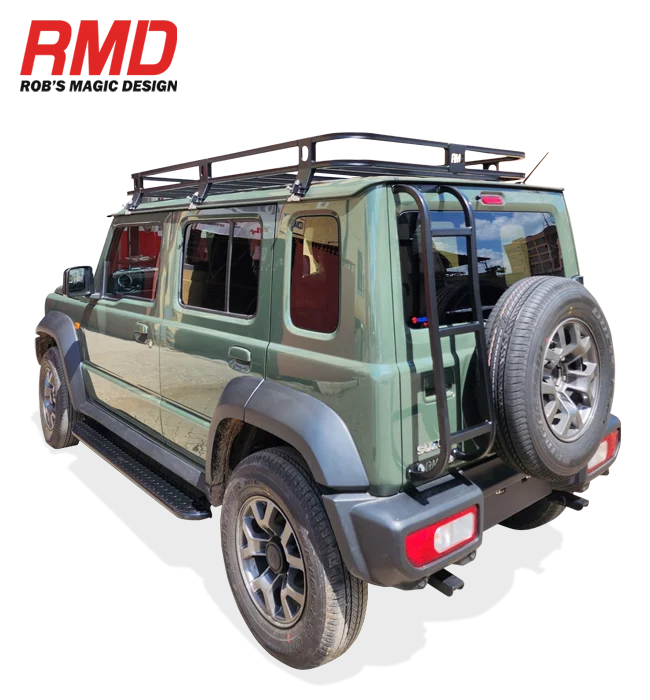 Suzuki Jimny 5dr 19 RMD Roof Rack Steel Black 6 Leg Suspension Systems 4x4 Accessories in Kenya Robs Magic